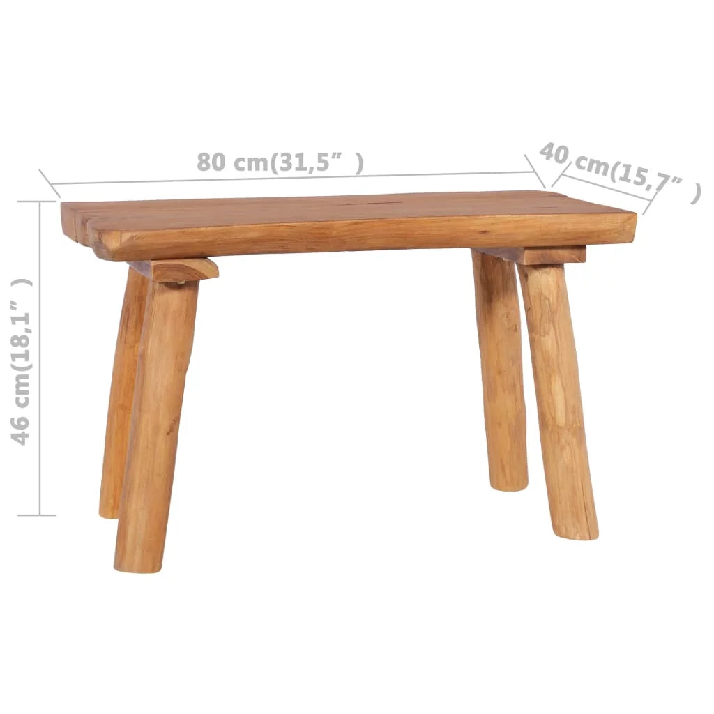 Solid Teak Wood Garden Bench A4726