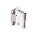 Polished Nickel Adjustable Wall Mount Full Back Plate Hinge L962142