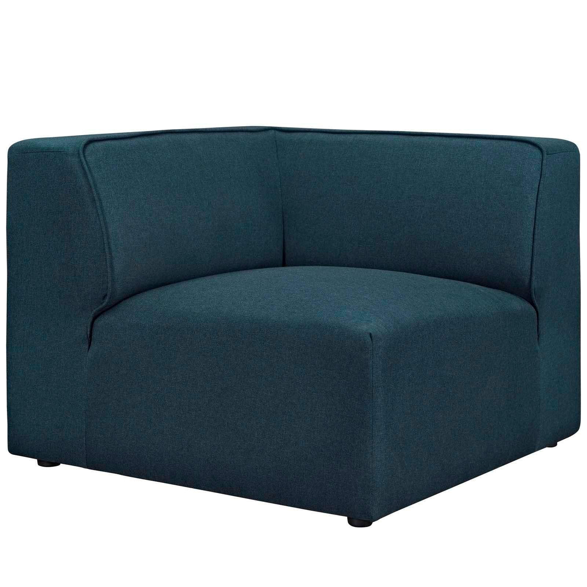 Blue 5 Piece Upholstered Fabric Sectional Sofa Set H3889