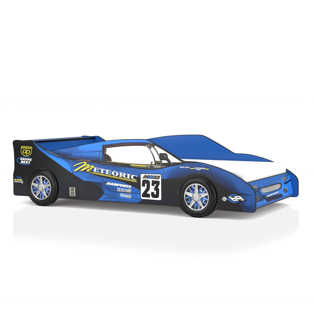 Blue Race Car Youth Bed H704