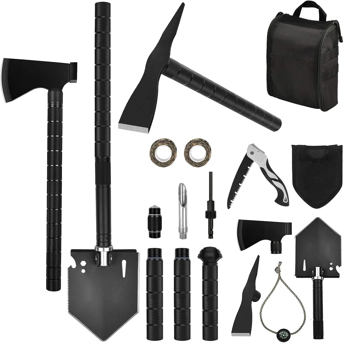 Folding Shovel with Molle Carrying Bag F84909