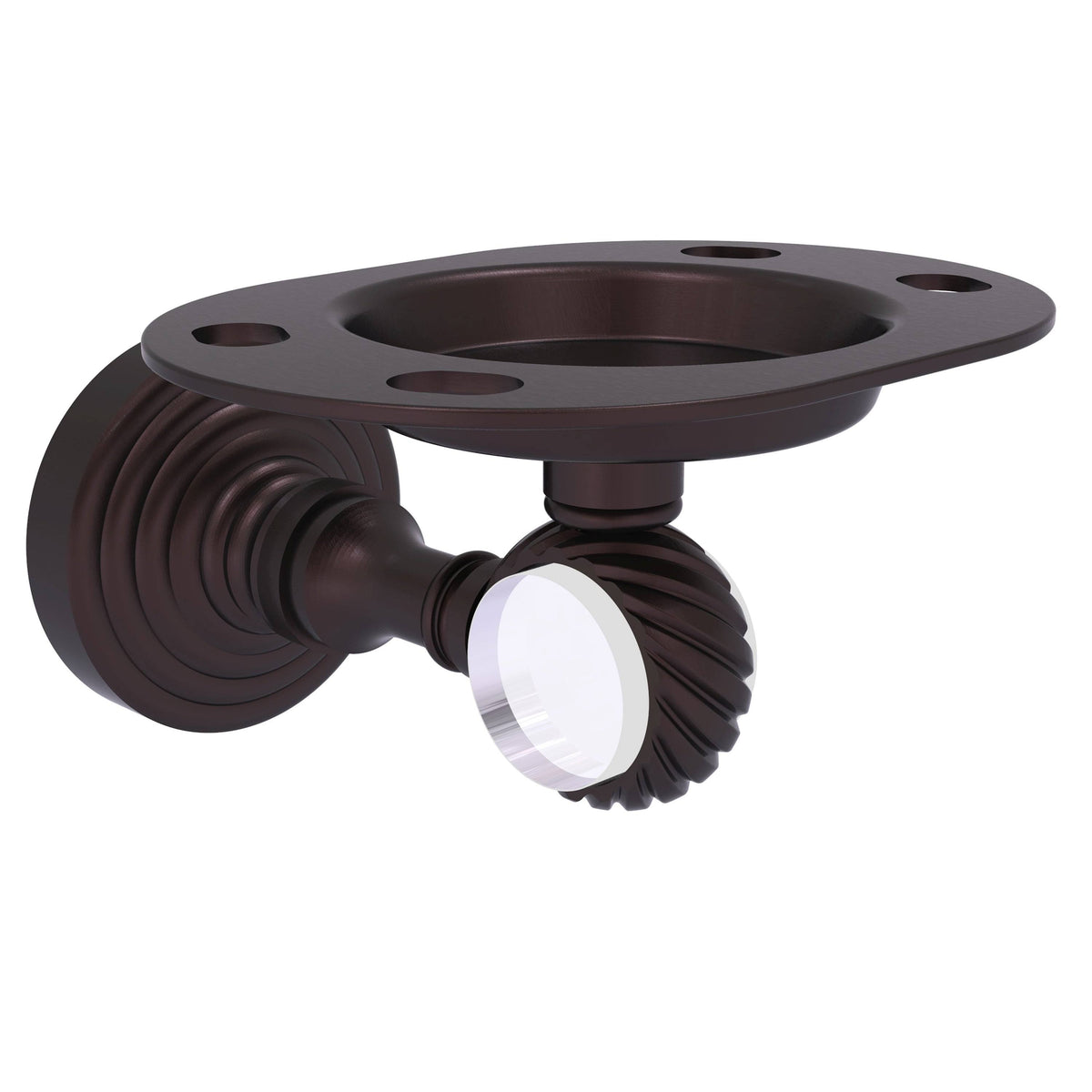 Matte Black Tumbler and Toothbrush Holder I996