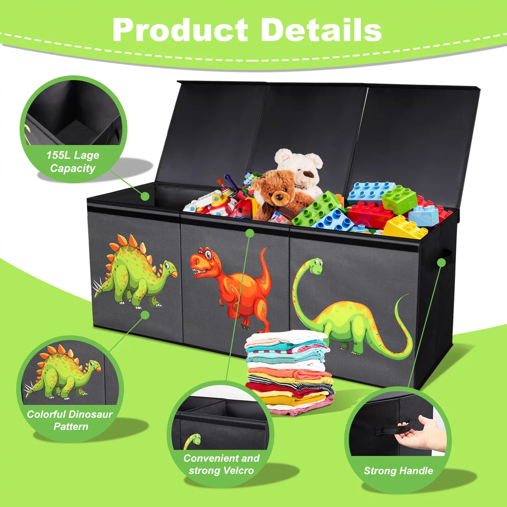 Large Kids Toy Storage Chest with Lids U751428