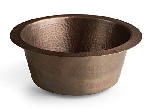 Pure Copper Hand Hammered Dual Mount Sink O32325