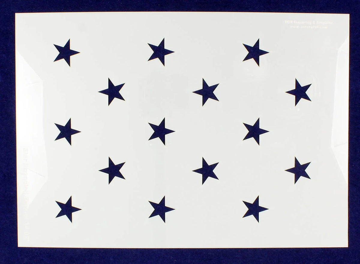 Star Field Stencil 14 Mil 10.5 x 14.82" Z7311