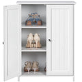 White Free Standing Wooden Shoe Storage Cabinet S72989