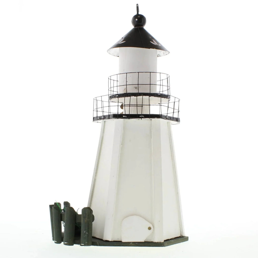 Nautical Wood Lighthouse Bird House K62432