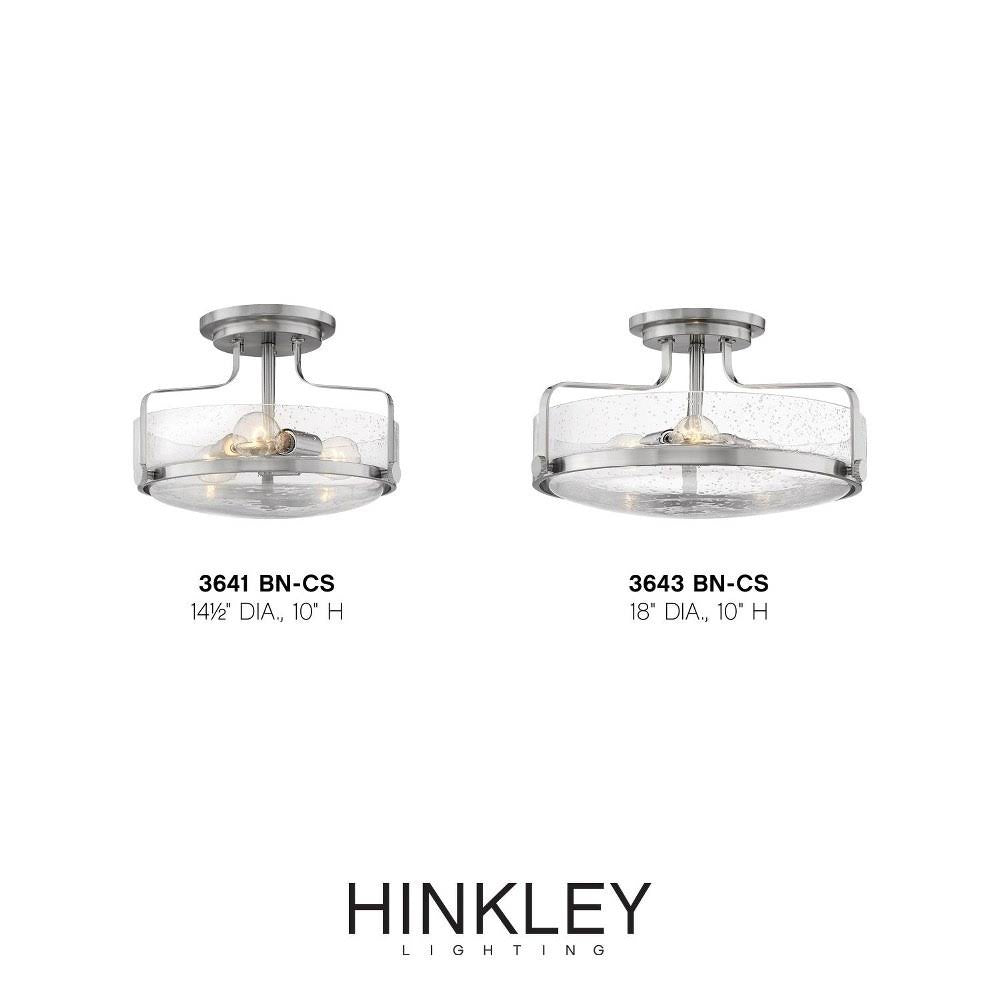 Three Light Semi-Flush Mount F334