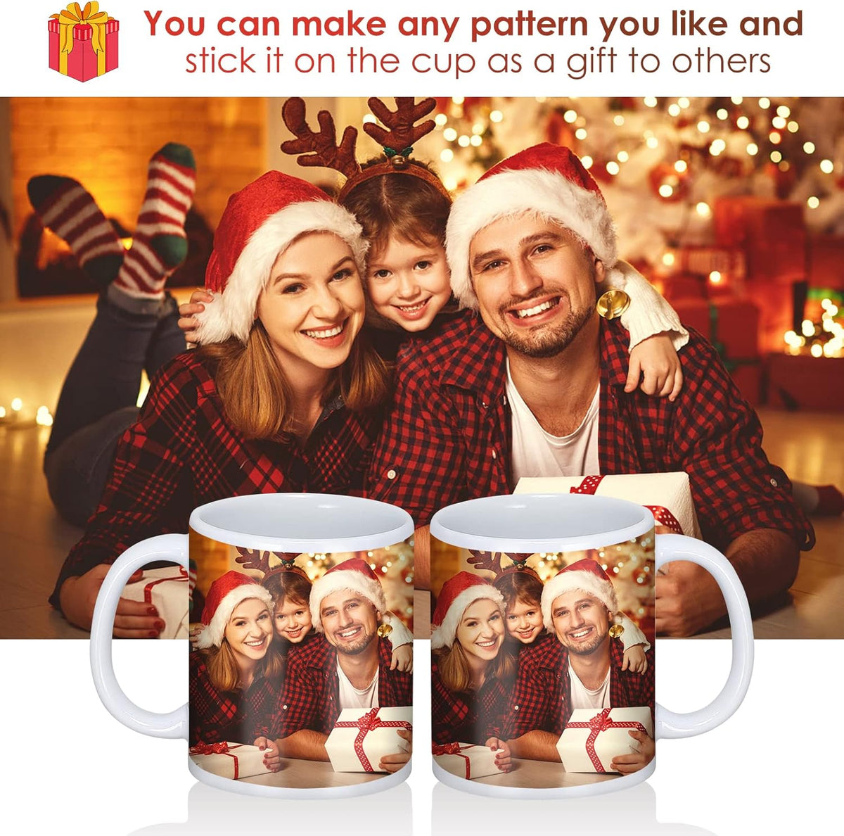 12 Pcs 11 oz White Ceramic Sublimation Mugs H5801