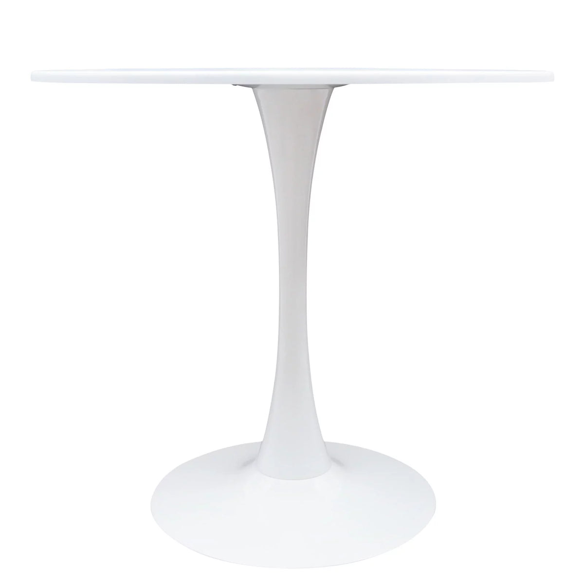 White Round End Table with MDF Top Z7967