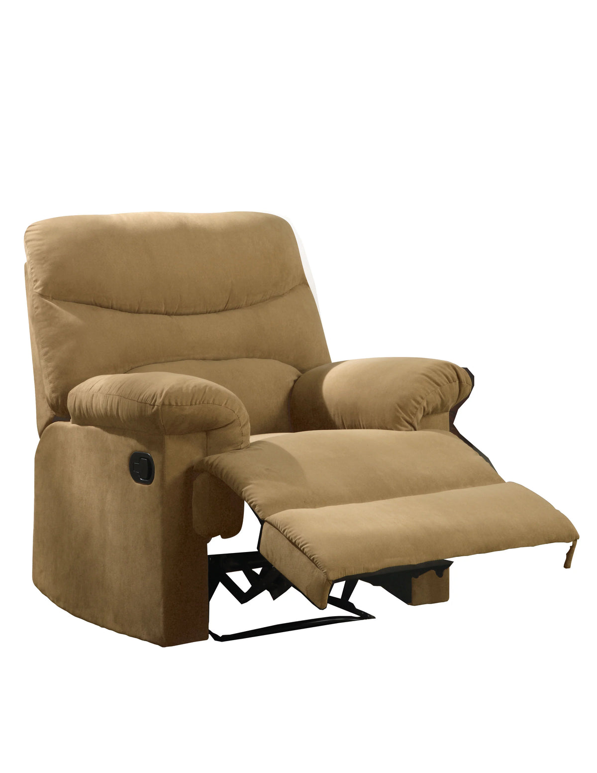 Light Brown Microfiber Recliner N8664