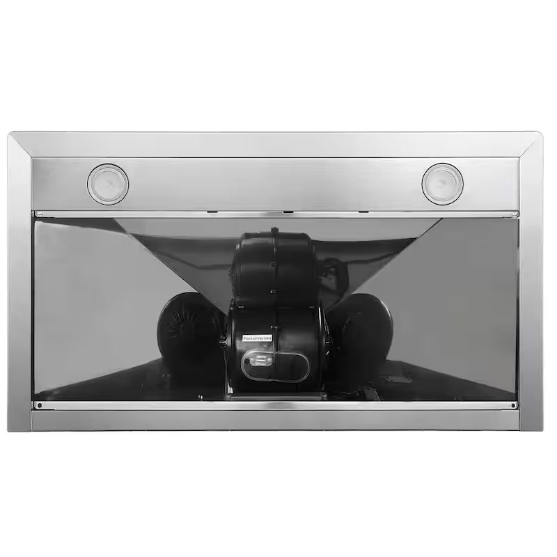 36 in. Stainless Steel Ductless Wall Mount Range Hood with Carbon Filter E644558