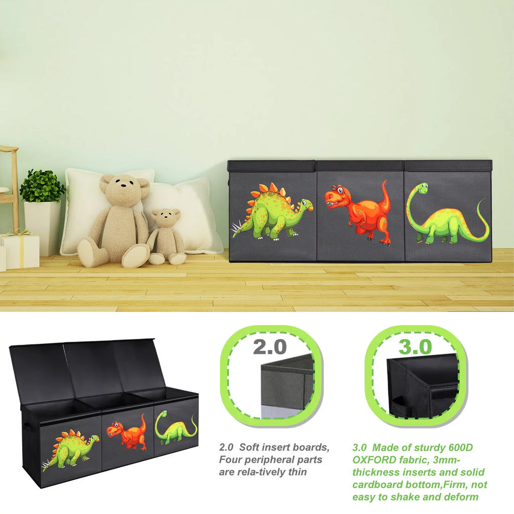 Large Kids Toy Storage Chest with Lids U751428