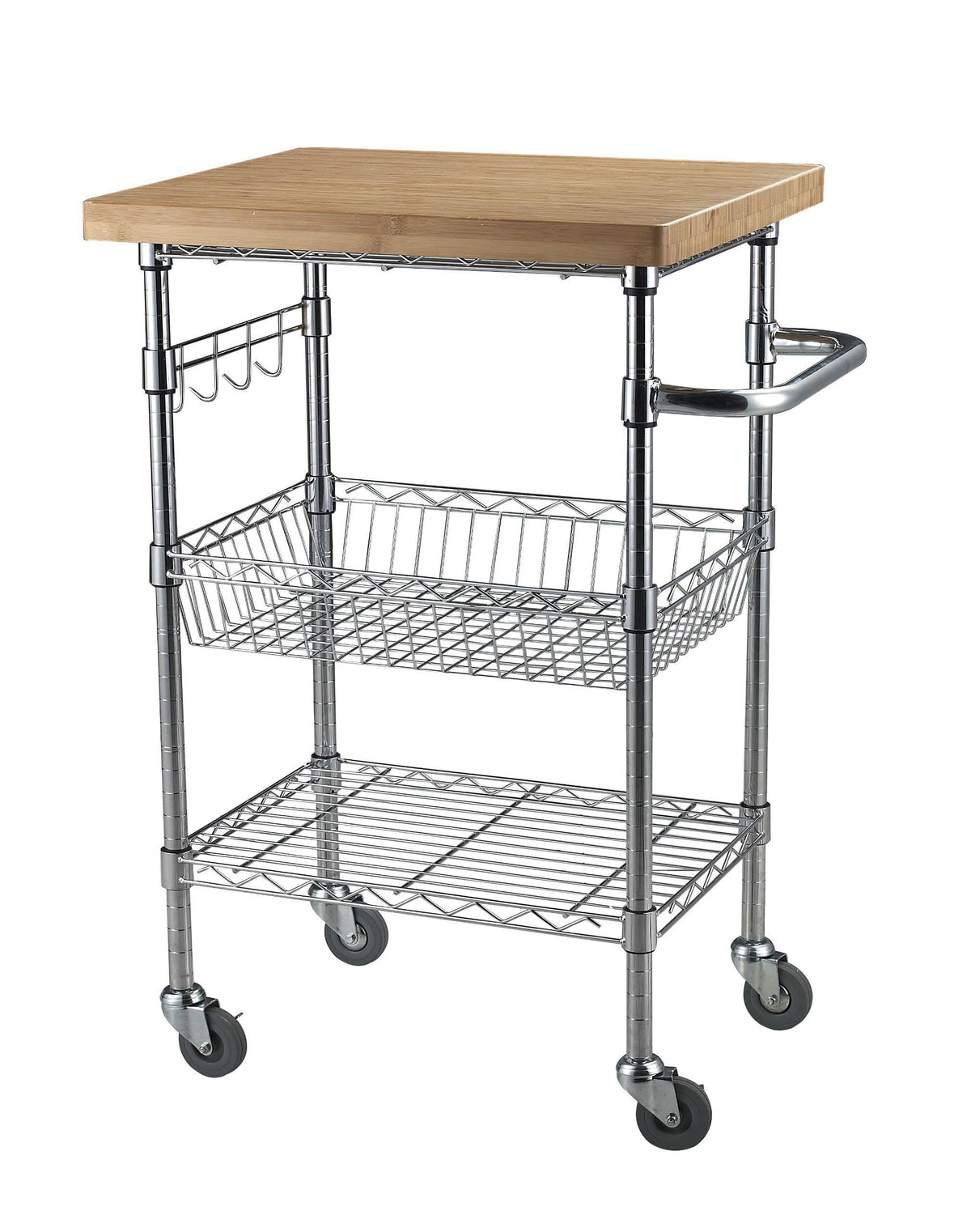 Bamboo Top Wire Cart Q95059