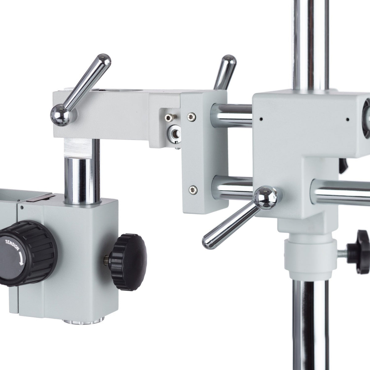 7X-45X Stereo Zoom Microscope on Dual Arm Boom Stand N853