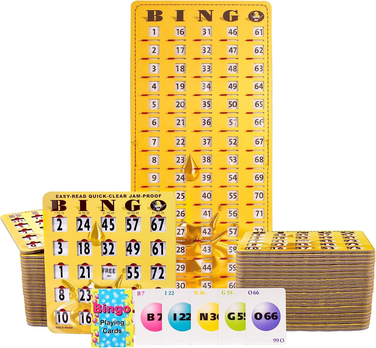Bingo Cards with Sliding Windows R61206