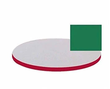 Round Cafe Top in Green 42 in. B74629