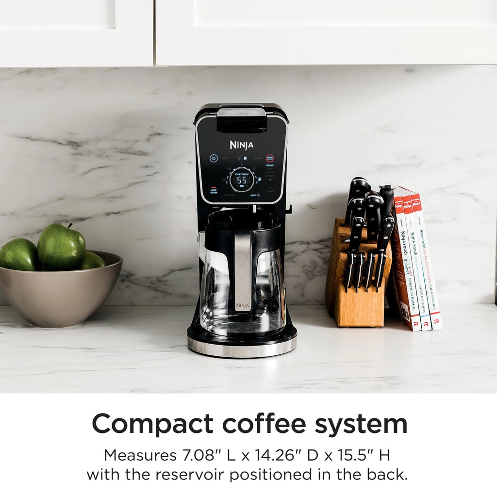 12-Cup Drip Coffee Maker with Glass Carafe Q496