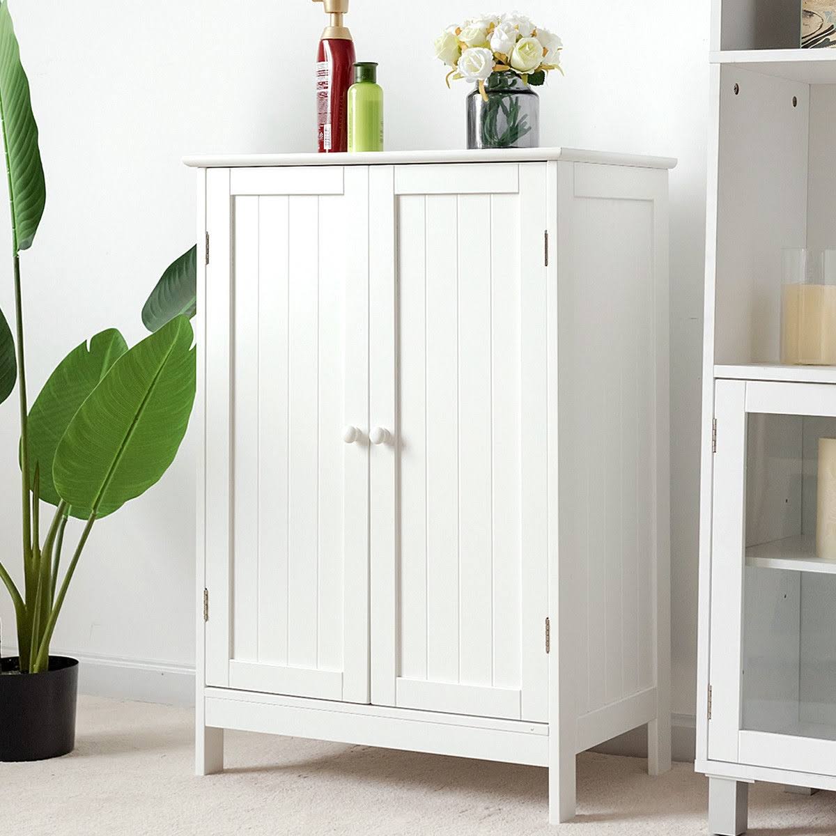 Bathroom Floor Storage Double Door Cabinet C2981