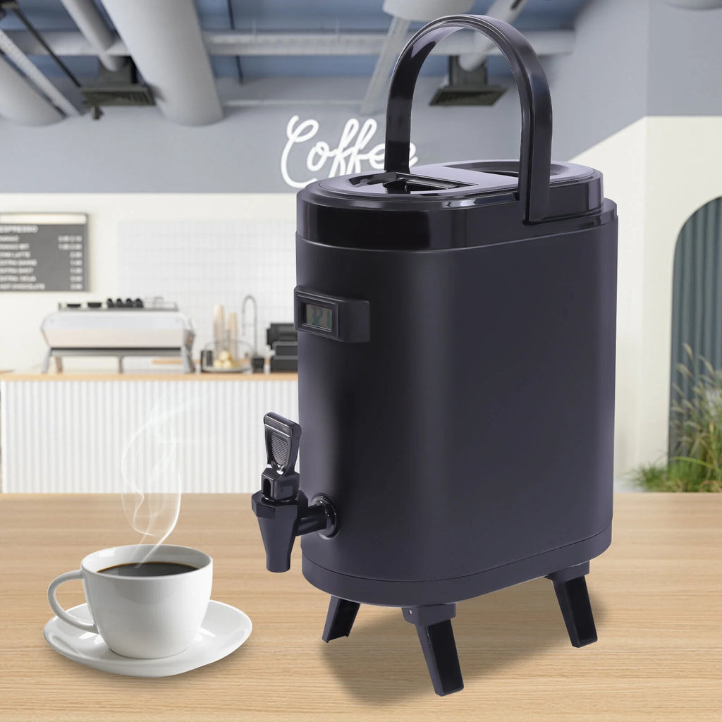 Black Insulated Beverage Dispenser with Handle O529239