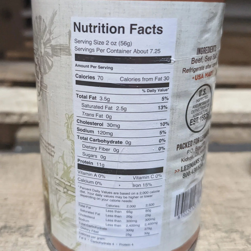 14.5 Oz Canned Ground Beef, Case of 24 H820