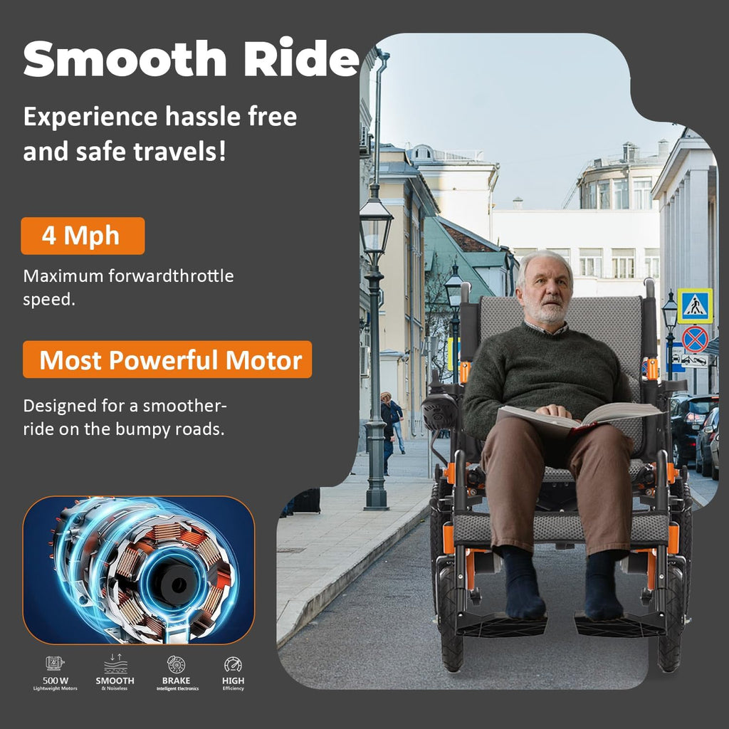 Lightweight Foldable Electric Wheelchair M7371