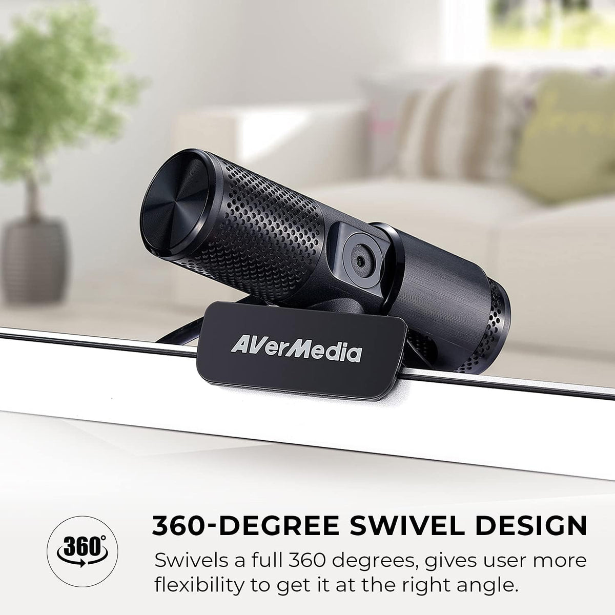 Full HD 1080P Webcam with Privacy Shutter and Dual Microphone X896