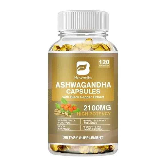 Ashwagandha Capsules 2100mg 120Count S988453