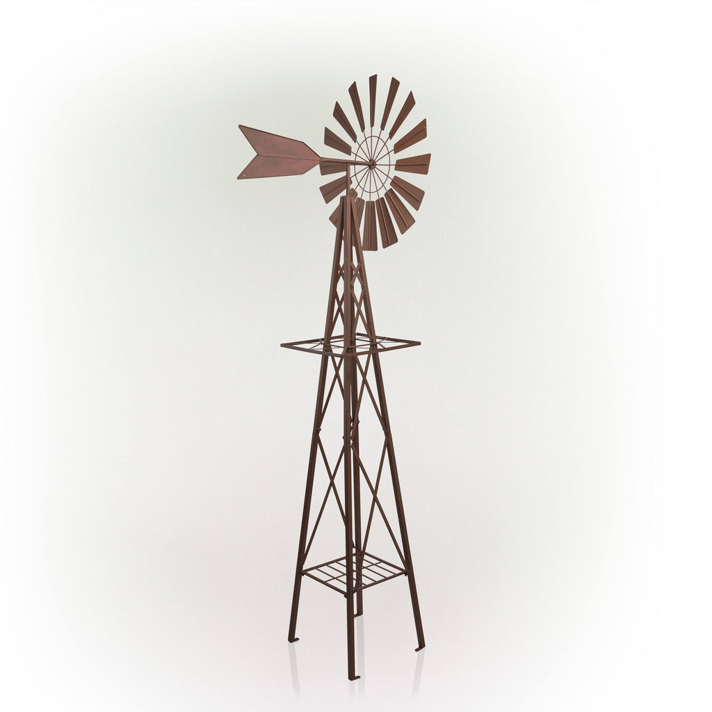 Metal Windmill Garden Stand Z65579