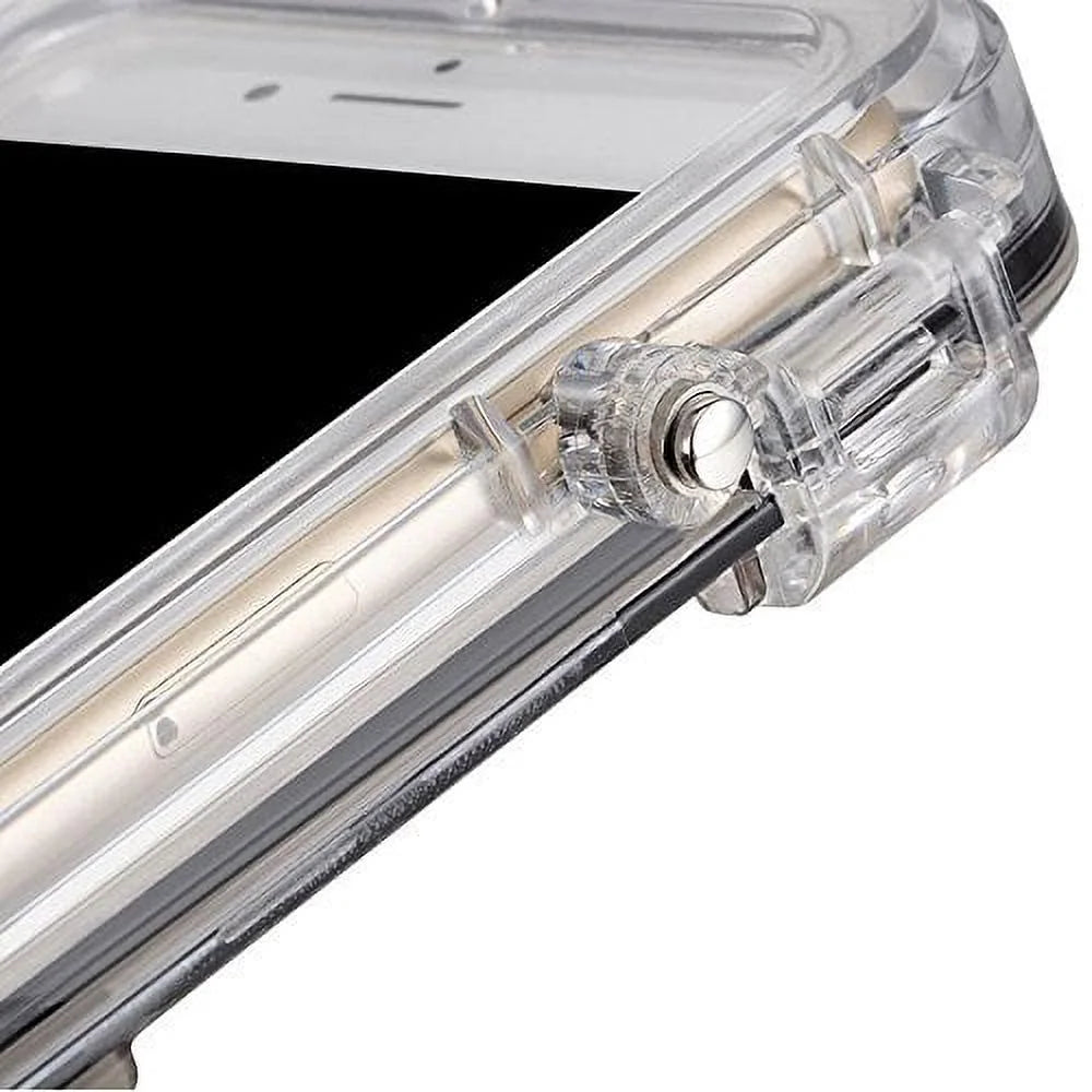 Waterproof Case for iPhone 6, 6S with Handlebar & Seatpost Mount for Bikes with Microfiber Cloth E1132