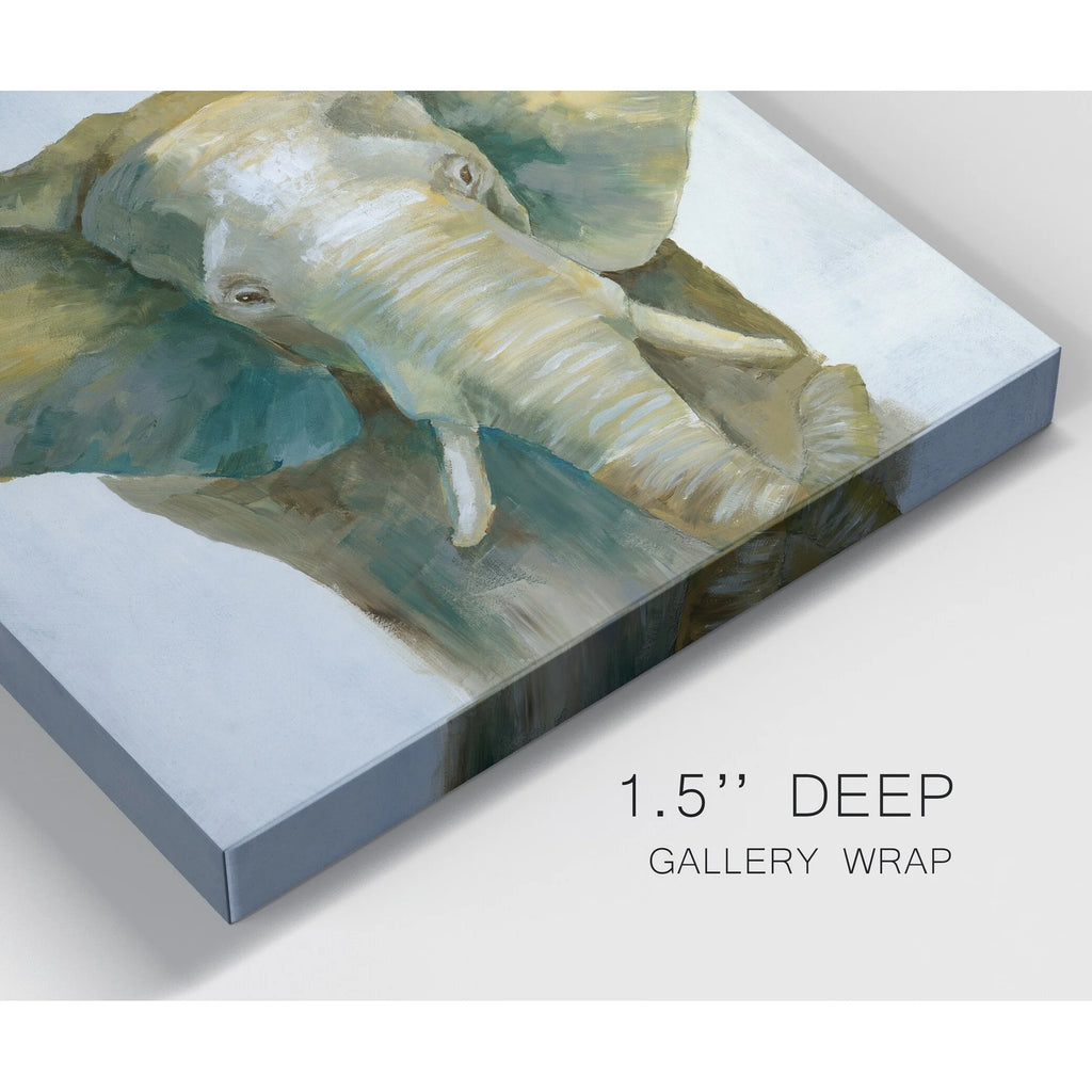 Jade Elephant Gallery Wrapped Canvas M672
