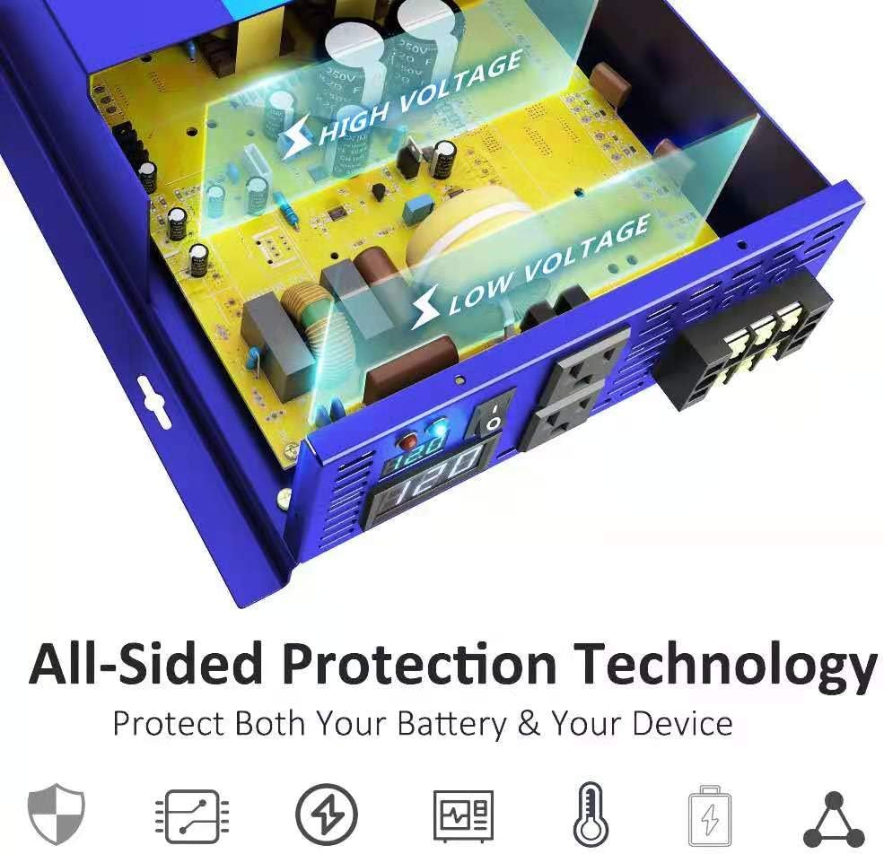 3500 Watt Pure Sine Wave Power Inverter 48V to 120V AC L176