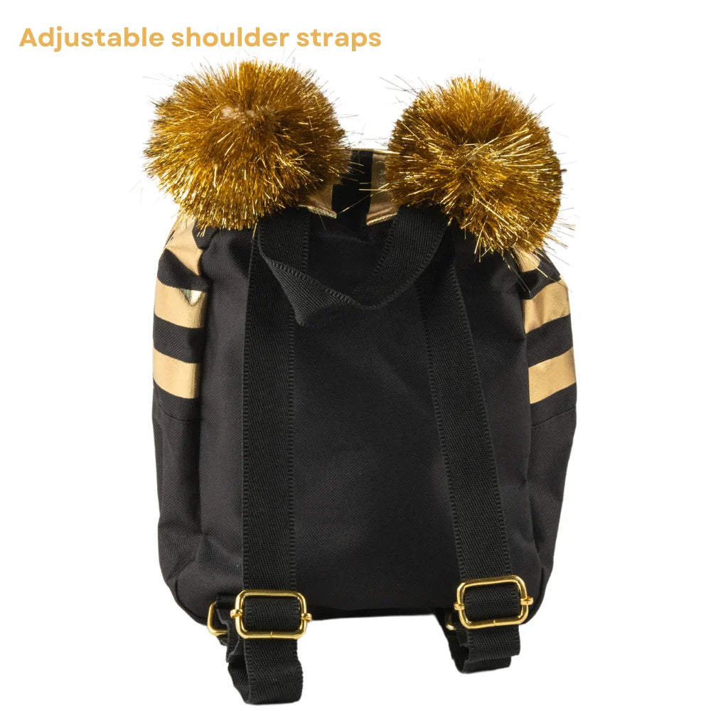 Gold Mini Backpack Purse 10 inch Y9506