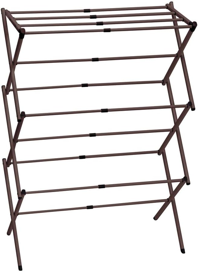 Bronze Tall Foldable Laundry Drying Rack L90912