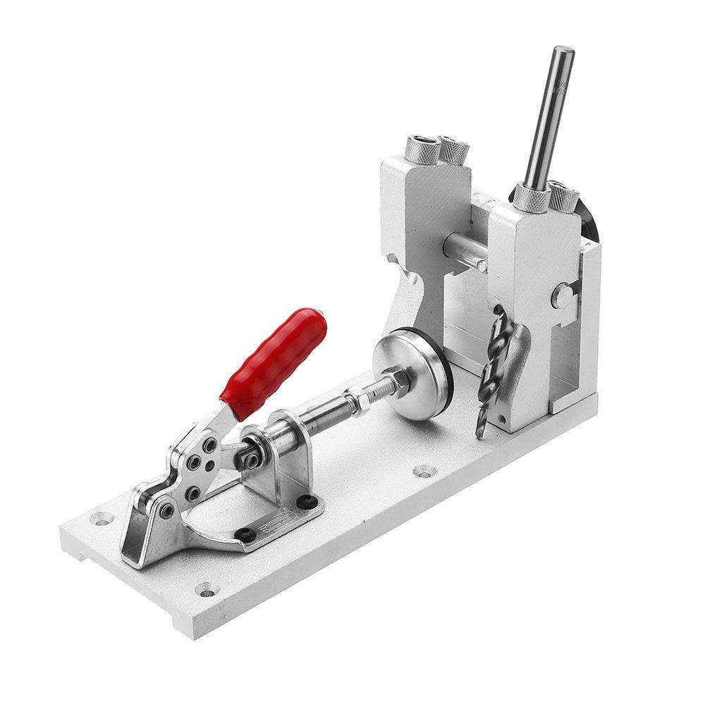 Woodworking Pocket Hole Jig System with Clamp and Hole Drill Bits E4377