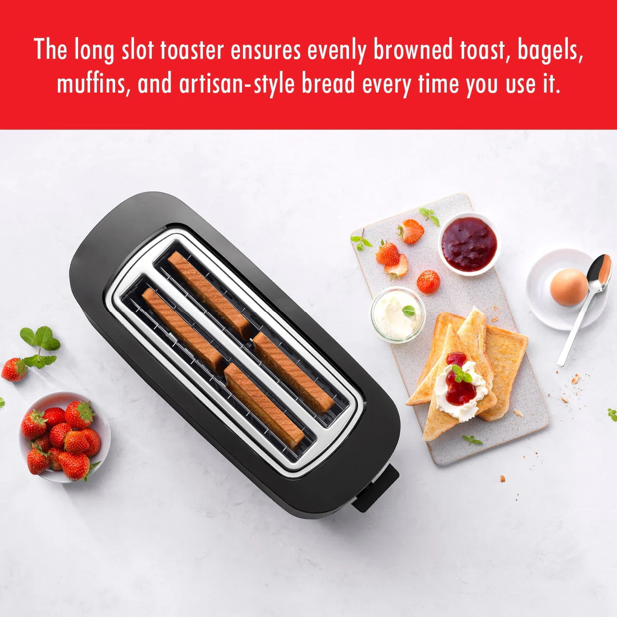 4-Slice Long Slot Toaster H83467