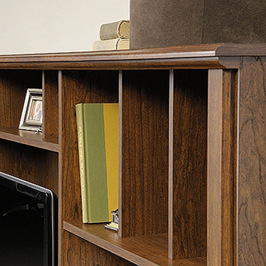 Milled Cherry Computer Desk with Hutch W4144