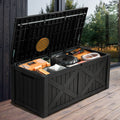 120 Gallon Black Resin Deck Box R790488