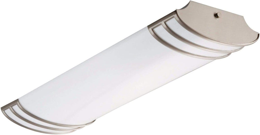 2-Foot Brushed Nickel Linear Light, 4000K, Pack of 2 B72050