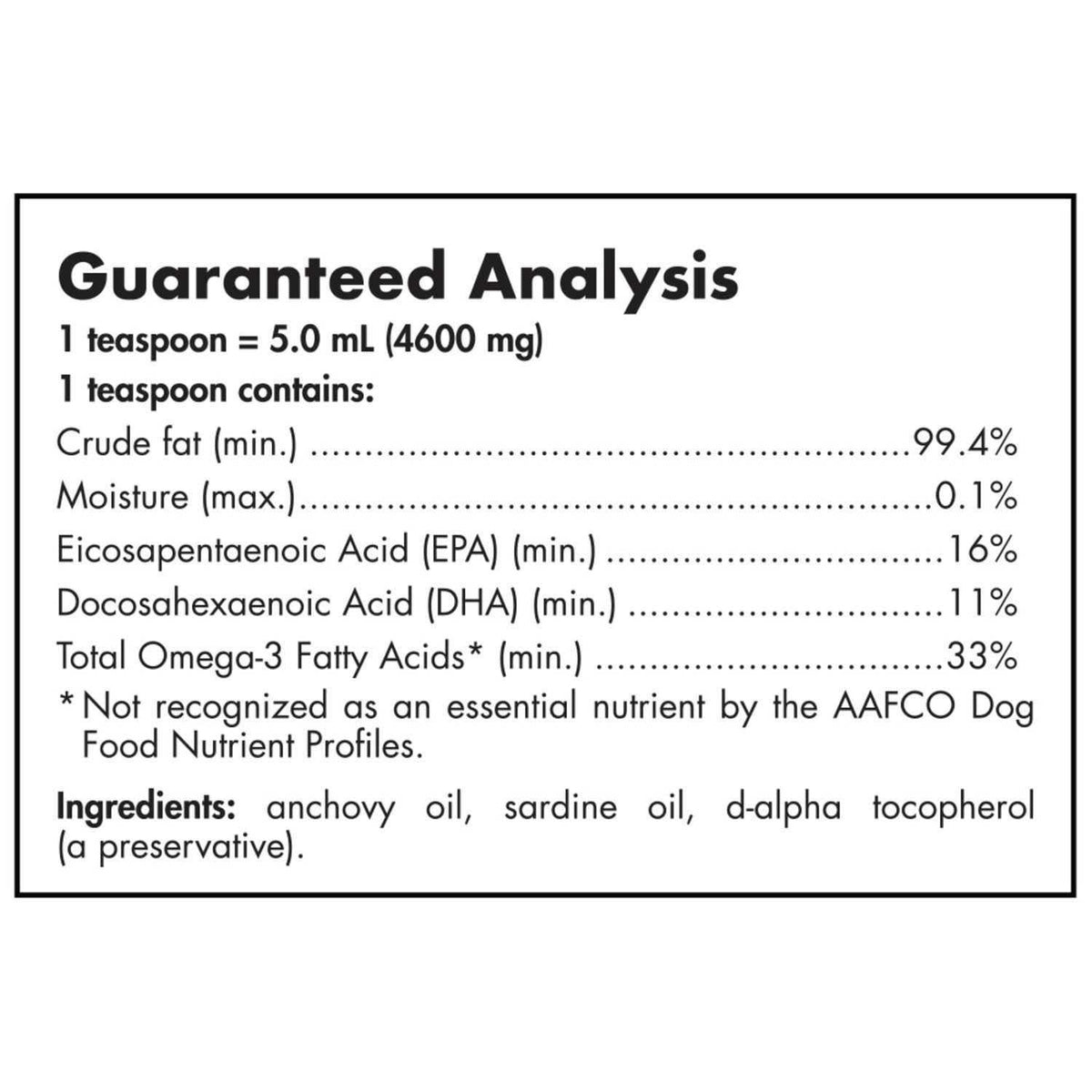 Omega 3 Pet E275297