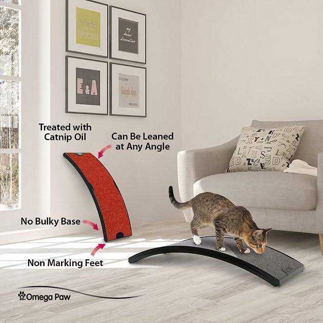 Curved Floor Scratching Board for Cats Q8051