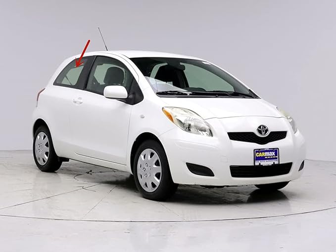 Right Side Rear Quarter Glass Quarter Window for Toyota Yaris 2 Door Hatchback 2006-2011 T384