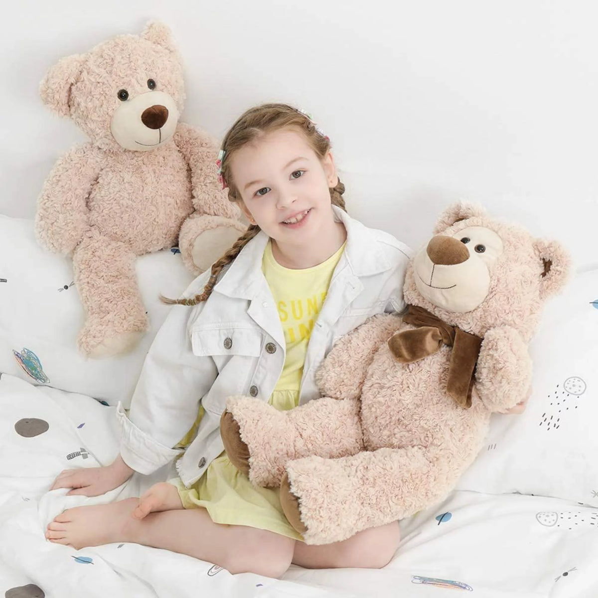 Beige 24'' Giant Teddy Bear Stuffed Animal Plush Toy Z8671