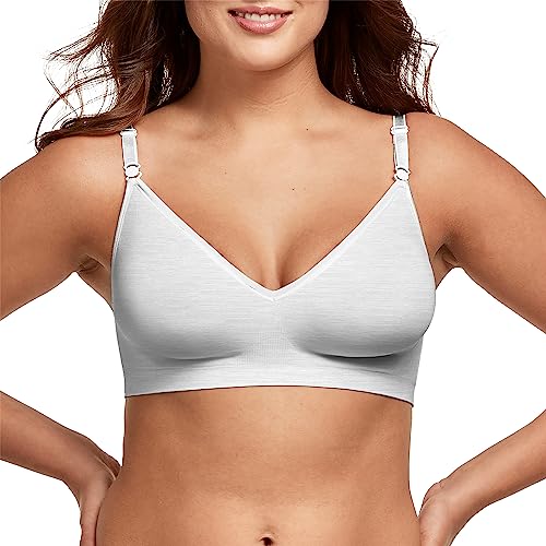 Women's Wireless T-shirt Bra, Moisture-wicking Convertible Smoothing Bra W931