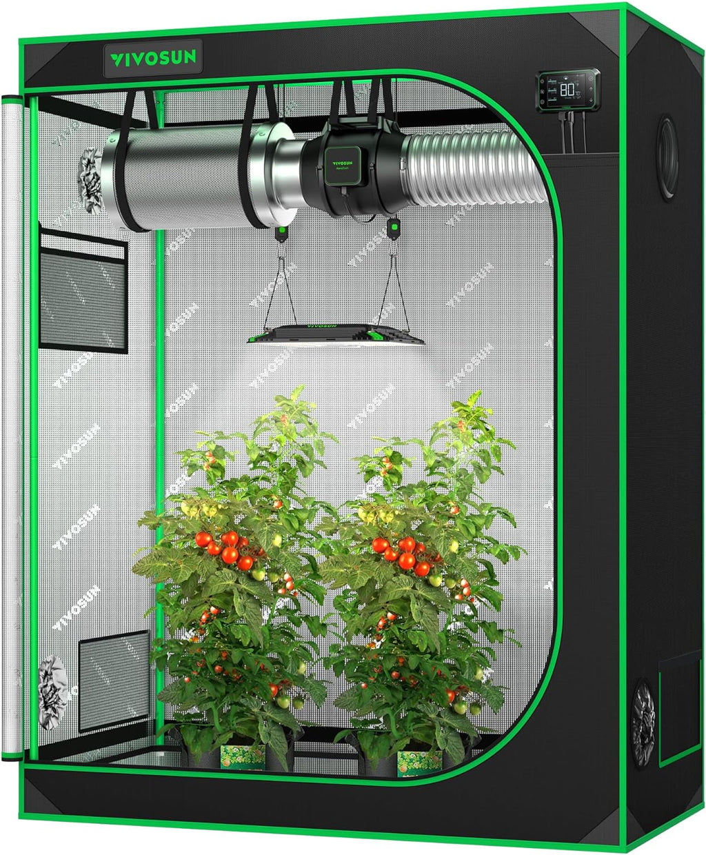 4x2 Grow Tent with Observation Window and Floor Tray V722