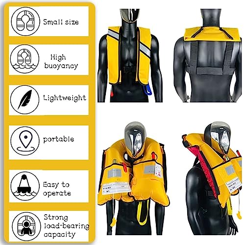 Adult High Buoyancy Manual Inflatable Swim Vest W3357