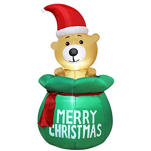 8 Feet Tall Lighted Inflatable Christmas Nutcracker Yard Decoration D1666