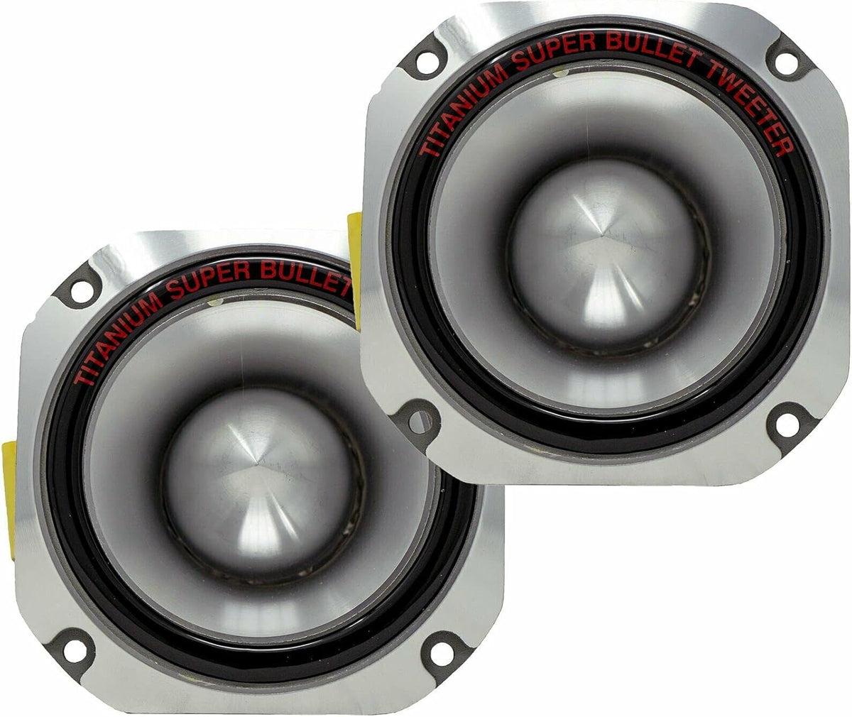 4'' Titanium Bullet Tweeter Super Tweeter, 1500W Peak, Pack of 2 R112547