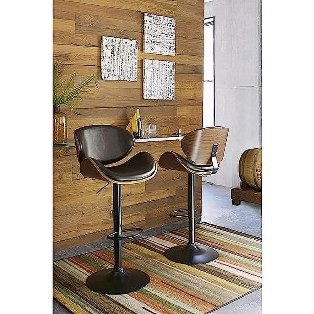 Adjustable Height Curved Bar Stool B415897