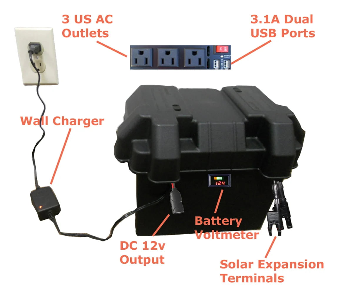 Portable 1500w Power Source Station with 1200Wh/100Ah Battery G31615